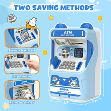 Load image into Gallery viewer, Summidate ATM Piggy Bank, ATM Money Saving Box with Music Function for Kids
