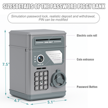 Load image into Gallery viewer, Summidate piggy bank, mini safe for boys and kids
