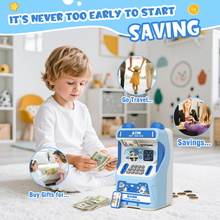 Load image into Gallery viewer, Summidate ATM Piggy Bank, ATM Money Saving Box with Music Function for Kids
