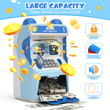 Load image into Gallery viewer, Summidate ATM Piggy Bank, ATM Money Saving Box with Music Function for Kids
