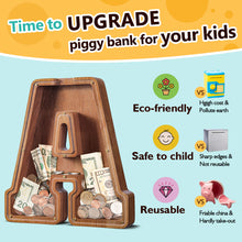 Load image into Gallery viewer, Extra Large Wooden Piggy Bank| Piggy Bank
