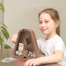 Load image into Gallery viewer, Summidate Wooden Letter Piggy Personalized Cute Initial Money Banks
