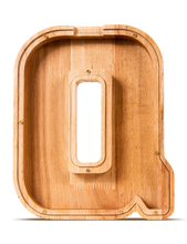 Load image into Gallery viewer, SummiDate Wooden Letter Piggy Bank
